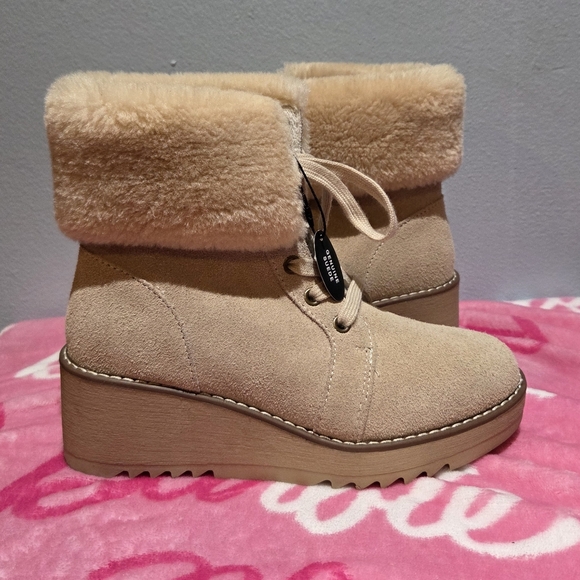 Style & Co Women's Iggyy Lace-Up Wedge Boots, Size 6M - Picture 4 of 9